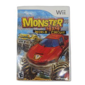 Nintendo Wii Monster 4x4 World Circuit 2006 Video Game Jewel Case Tested Works